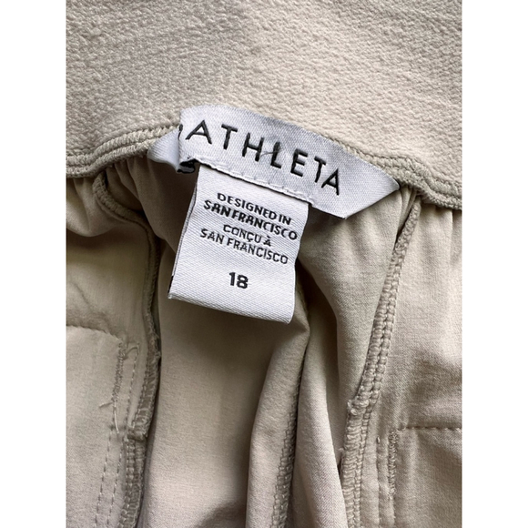 Athleta Brooklyn Heights High Rise Trouser Pants Womens Plus Size 18 Wide Leg - Picture 16 of 16